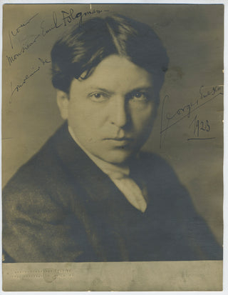 Enesco, Georges. (1881–1955) Signed Photograph