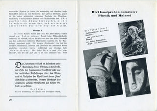 [Holocaust] [Entartete Kunst] Kaiser, Fritz.  Entartete Kunst: Führer durch die Austellung - TWO COPIES WITH ORIGINAL ENTRANCE TICKET