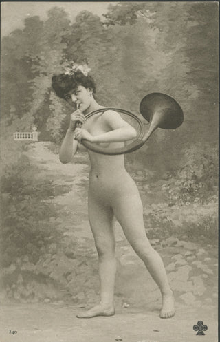 [Horn] Erotic Photograph Postcard