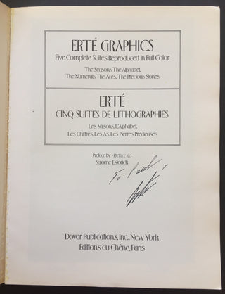 Erté [Romain de Tirtoff] (1892-1990) Erté Graphics - SIGNED