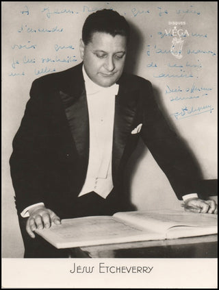 Etcheverry, Jesus. (b. 1915) Signed Photograph