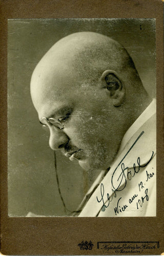 Fall, Leo. (1873-1925) Signed Photograph