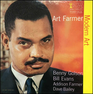 Evans, Bill. (1929–1980) & Farmer, Art. (1928 - 1999) Modern Art - SIGNED LP COVER