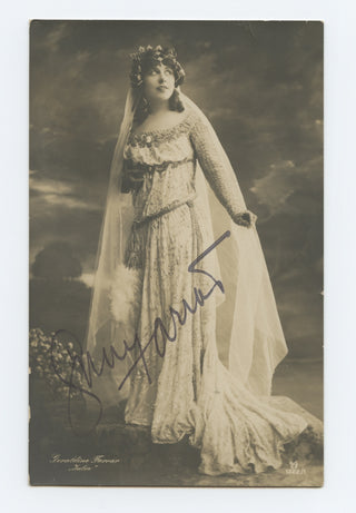 Farrar, Geraldine. (1882–1967) Signed Photograph as Juliette