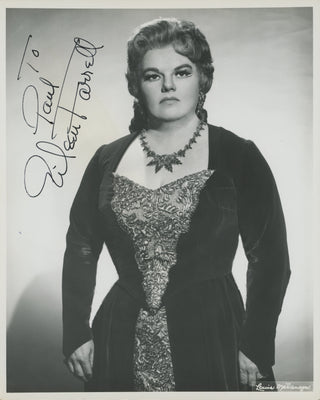 Farrell, Eileen. (1920-2002) Signed Photograph as Leonora in "La forza del destino"