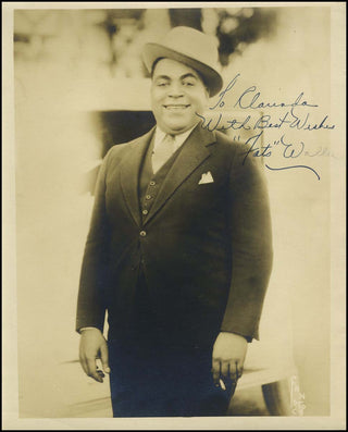 [Jazz & Song] Waller, Thomas "Fats." (1904-1943) Signed Photograph