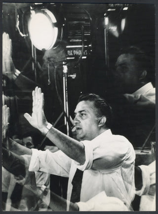 Fellini, Federico. (1920–1993) Two Original Photographs