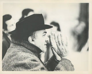 Fellini, Federico. (1920–1993) Original Photograph on set