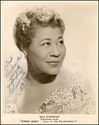 Fitzgerald, Ella. (1917–1996) Signed Photograph