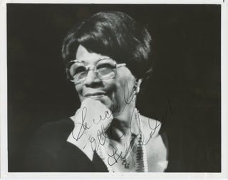 Fitzgerald, Ella. (1917–1996) Signed Photograph