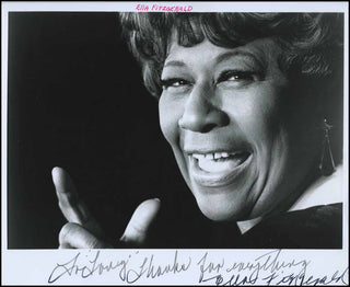 [Jazz & Song] Fitzgerald, Ella. (1917–1996) Signed Photograph