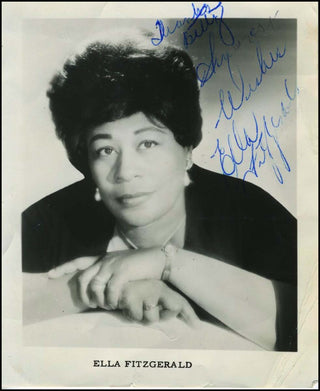 Fitzgerald, Ella. (1917–1996) Signed Photograph