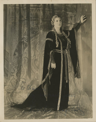 Flagstad, Kirsten. (1895–1962) Signed Photograph as Isolde