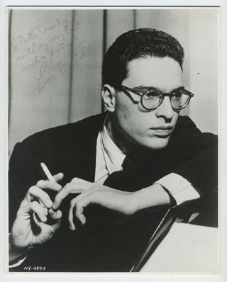 Fleisher, Leon. (1928–2020) Early Signed Photograph