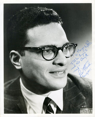 Fleisher, Leon. (1928–2020) Early Signed Photograph