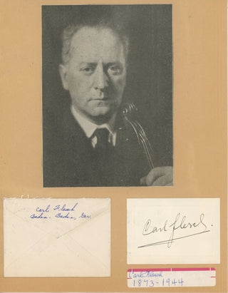 Flesch, Carl. (1873–1944) Autograph Signature