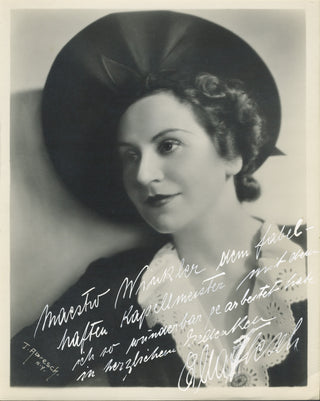 Flesch, Ella. (1900–1957) Signed Photograph