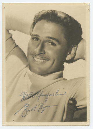 Flynn, Errol. (1909–1959) Signed Photograph