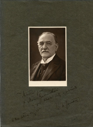 Foerster, Josef Bohuslav. (1859-1951) Portrait Photograph Inscribed