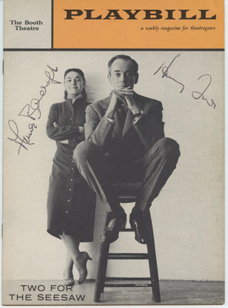 Fonda, Henry. (1905–1982) & Bancroft, Anne. (1931–2005) "Two for the Seesaw" - Signed Program