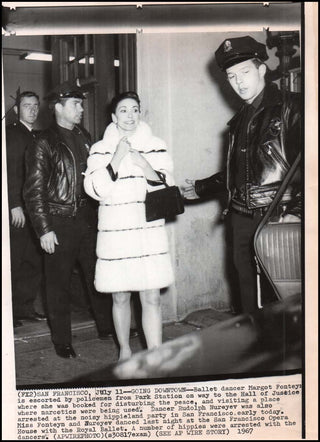 Fonteyn, Margot. (1919–1991) 1967 Photograph of Fonteyn under Arrest