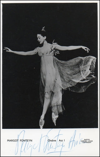 Fonteyn, Margot. (1919-1991) Signed Photograph