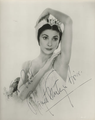 Fonteyn, Margot. (1919-1991) Signed Photograph in "Swan Lake"