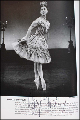 Fonteyn, Margot. (1919-1991) Signed Photograph in "Royal Ballet" Program