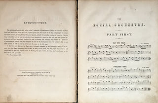 Foster, Stephen Collins (1828-1864) The Social Orchestra for Flute or Violin.  A Collection of Popular Melodies Arranged as Solos, Duets, Trios, and Quartets.