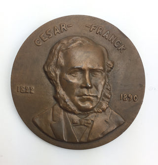 [Franck, César.  (1822–1890)] Lamourdedieu, Raoul. (1877–1953) Portrait Medal