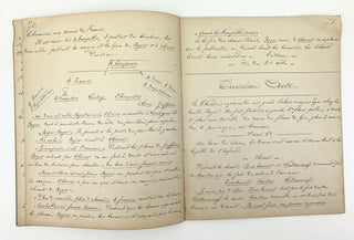 [French Opera] [Bizet, Georges. (1838–1875)] [Halévy, Fromental. (1799–1862)] [Audran, Edmond. (1840–1901)] Group of Three Early Manuscript Performance Prompt Books