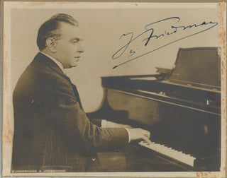 Friedman, Ignaz. (1882–1948) Rare Signed Photograph