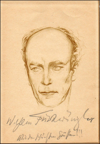 Furtwängler, Wilhelm. (1886-1954) Signed Portrait