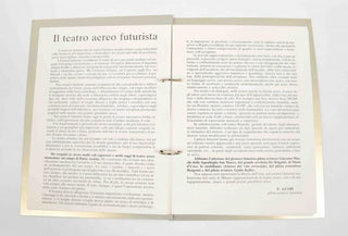 [FUTURISM] Marinetti, Filippo Tommaso. (1876–1944)] Il teatro futurista Aereoradiotelevisivo - 1986 Artist's Book