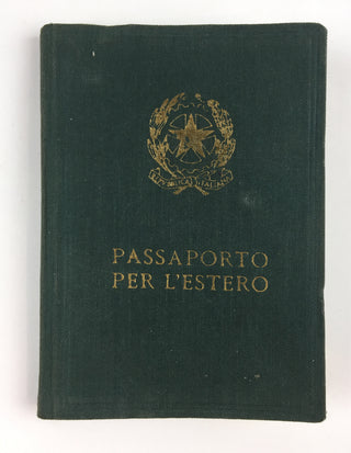 Gigli, Beniamino. (1890–1957) Stamped Passport from his Farewell Tour