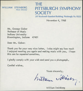 [Composers, Instrumentalists & Singers] Pearl Bailey, Sid Caesar, Robert Casadesus, Maurice Chevalier, Phyllis Curtin, Antal Dorati, Eileen Farrell, Lukas Foss, Edwin Frank Goldman, Dick Hyman, Robert Joffrey, Grant Johannesen, Andre Kostelanetz, Henry Ma