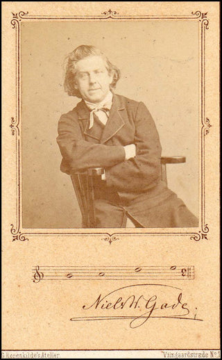 Gade, Niels. (1817 - 1890) CDV Photograph