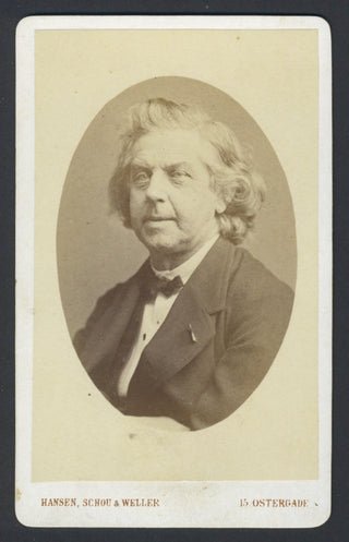 Gade, Niels. (1817–1890) Original CDV Photograph