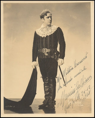 Galliano, Masini. (1896-1986) Signed Photograph as Edgardo, from his Met debut!