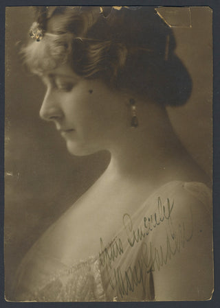 Garden, Mary. (1874–1967) Signed Photograph