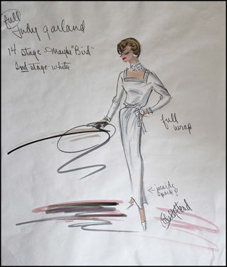 [Garland, Judy. (1922–1969)] Head, Edith. (1897–1981) Original Costume Design by Head for Garland