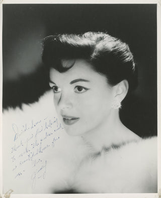 Garland, Judy. (1922–1969) Signed Photograph to the Lighting Designer at the Palace Theatre