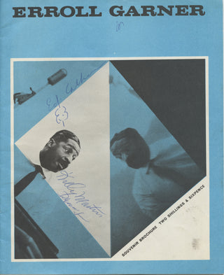 Garner, Erroll. (1923–1977) Signed Program