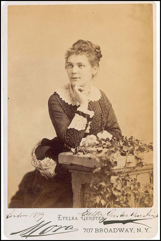 Gerster, Etelka. (1855 - 1920) Signed Photograph