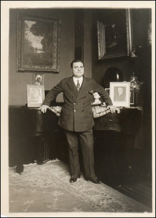 Gigli, Beniamino. (1890-1957) Original Photograph standing at Piano