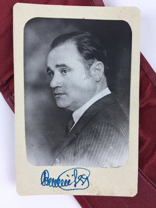 Gigli, Beniamino. (1890–1957) Signed Photograph as an Honorary Member of the Gioventù Musicale d'Italia