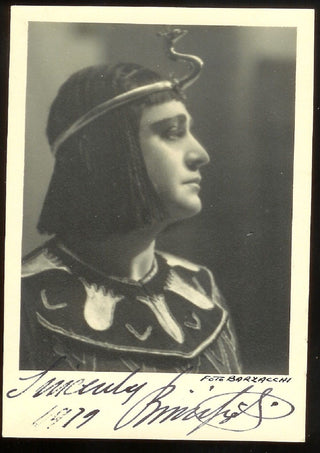 Gigli, Beniamino. (1890-1957).  Signed Photograph as Radames