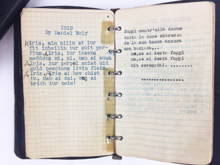 Gigli, Beniamino. (1890–1957) Three Original Notebooks of Song Lyrics