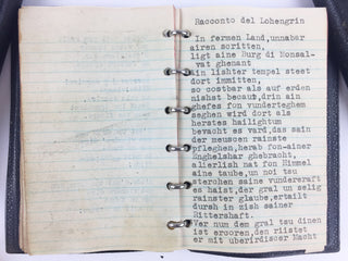 Gigli, Beniamino. (1890–1957) Three Original Notebooks of Song Lyrics