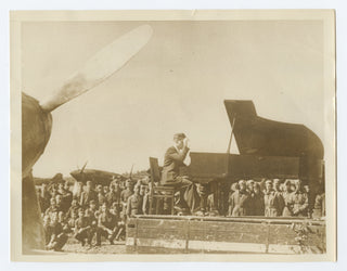 Gilels, Emil. (1916–1985) 1943 Press Photograph, Entertaining the Red Army